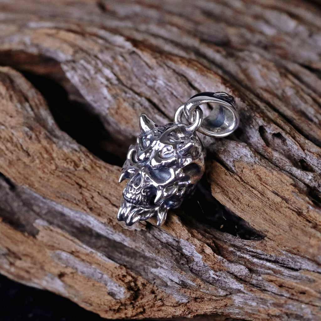 【Silver Monsters】日本殿堂級 幻獸異骸 Strange Freak Designs 角鬼骷髏項墜 XS