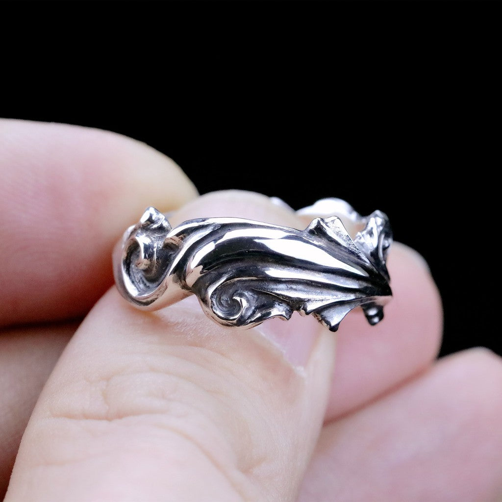 【Silver Monsters】日本一線神牌Loud Style Design 細緻手作雕銀 歌德雕花 純銀戒指