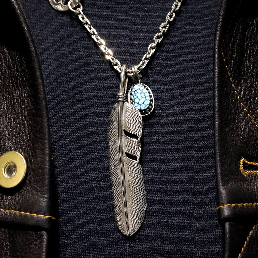 【Silver Monsters】SMS獨家訂製 嚴選寶石級 KINGMAN天然松石 925銀 純銀吊墜