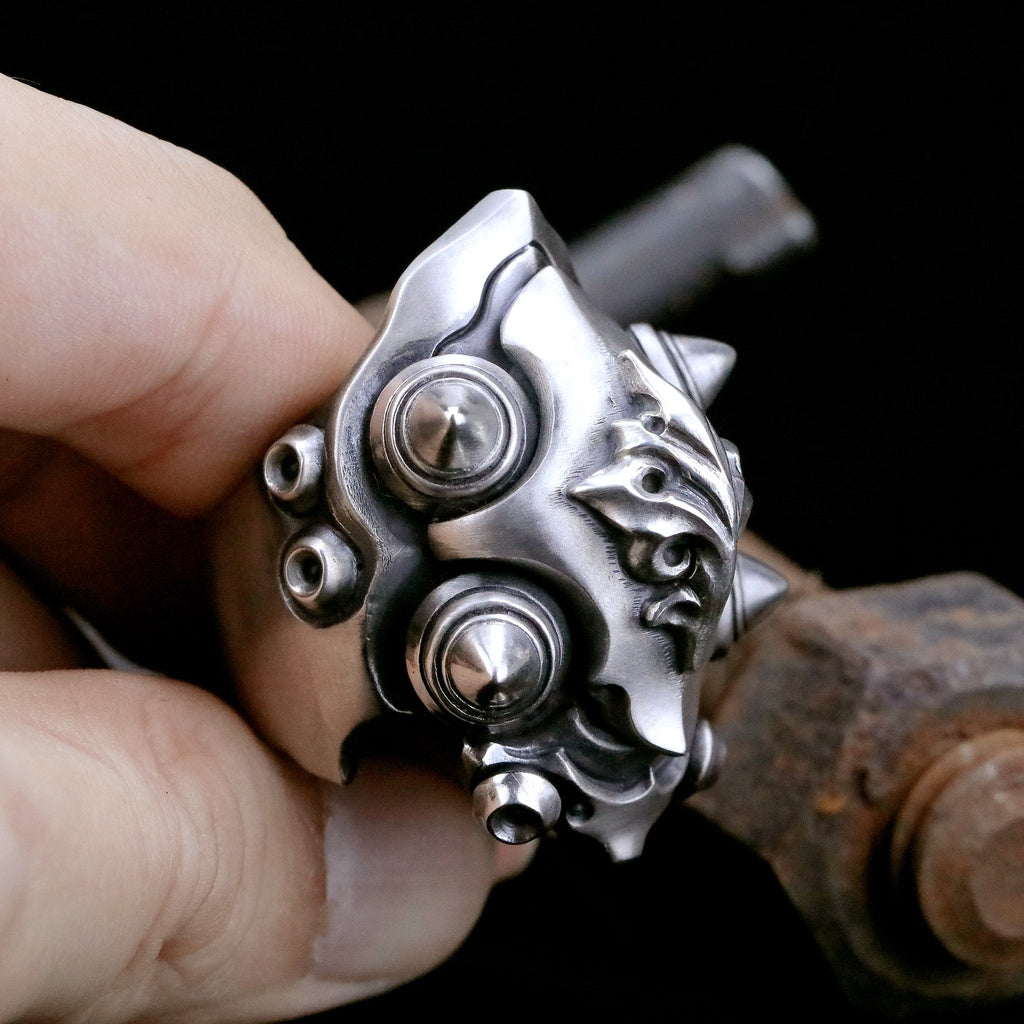 【獨家限定】日本前衛宗師Glam Scale 機甲王 焰輝盾甲 戒指