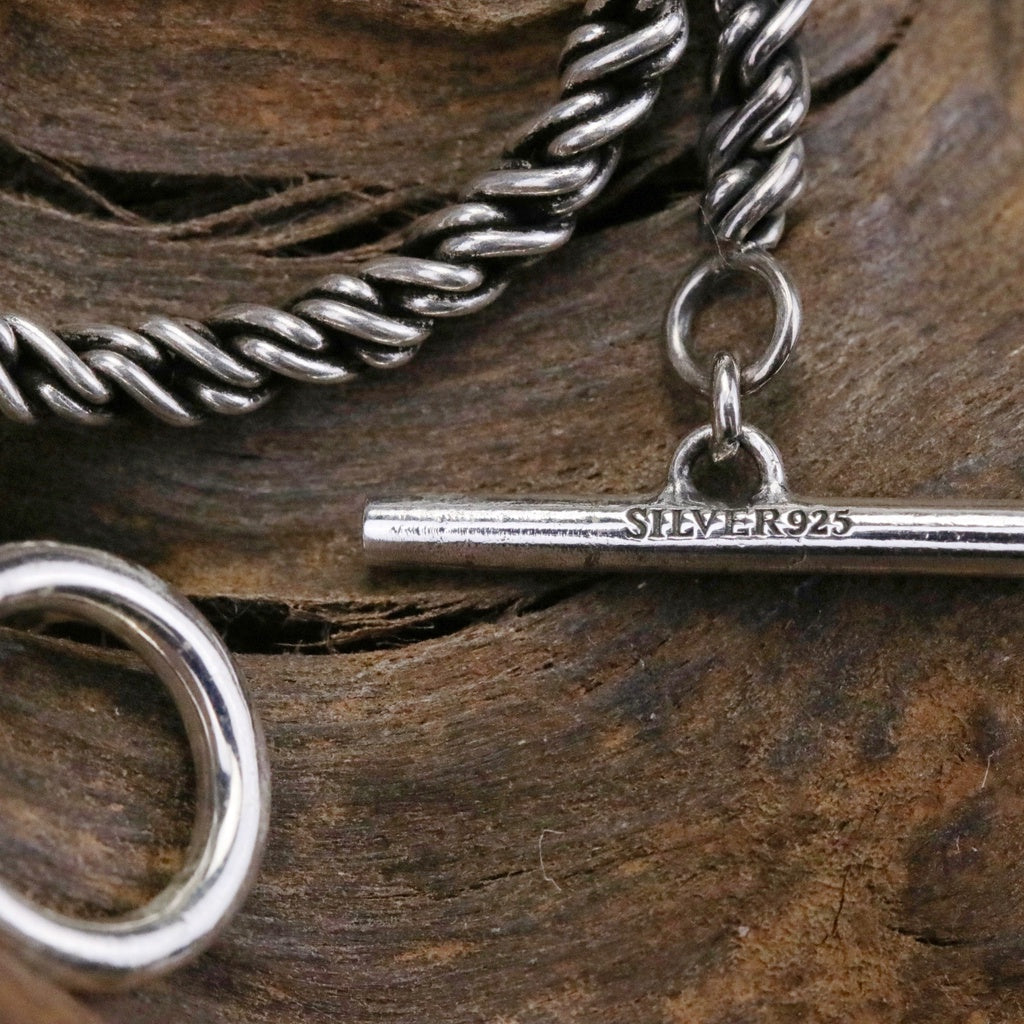 【Silver Monsters】3mm 銀貝T扣蛇鏈 SMS獨家訂製 925銀 純銀項鍊