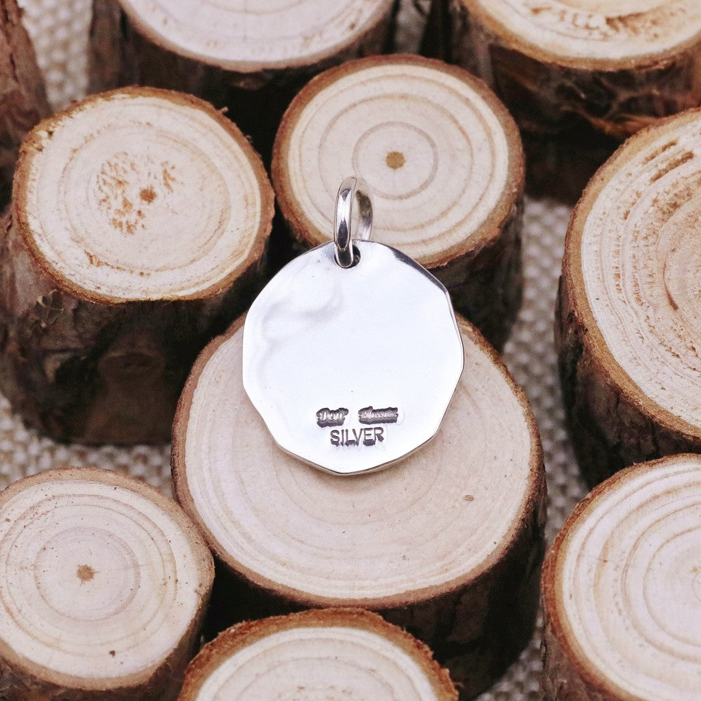 【Silver Monsters】日本Dear Blossom 雷鳥圖騰小銀餅 墜飾