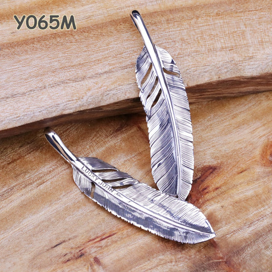 【Silver Monsters】日本Lucky John純銀中羽墜飾Y065M