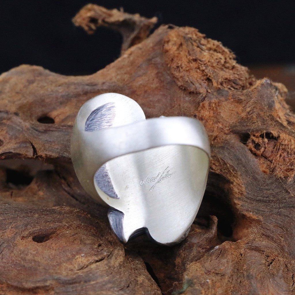 【Silver Monsters】日本雕畫雙絕 Dual Flow 杉山手作 細緻雕工 純銀 蓮之戒