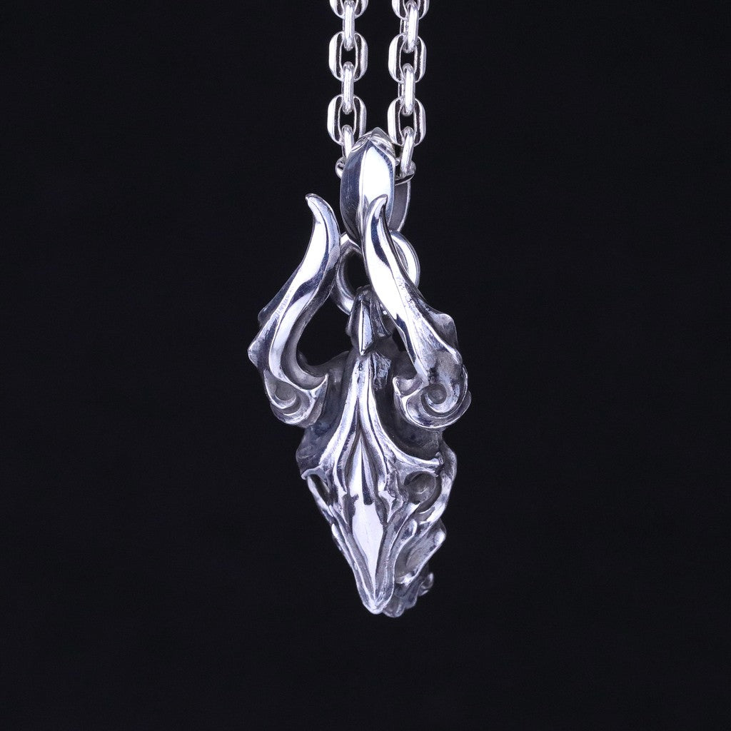 【Silver Monsters】日本Glam Scale 機甲王 惡魔羊角吊墜