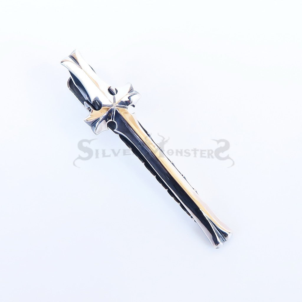 【Silver Monsters】日本Glam Scale 十字機甲領帶夾
