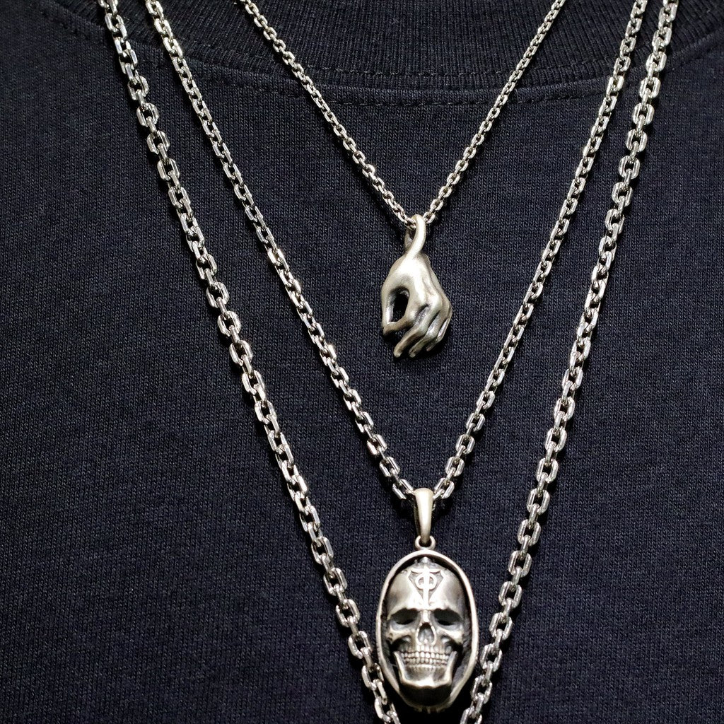 【Silver Monsters】SMS獨家特製 2mm 六角稜鍊C扣款 925銀 純銀項鍊