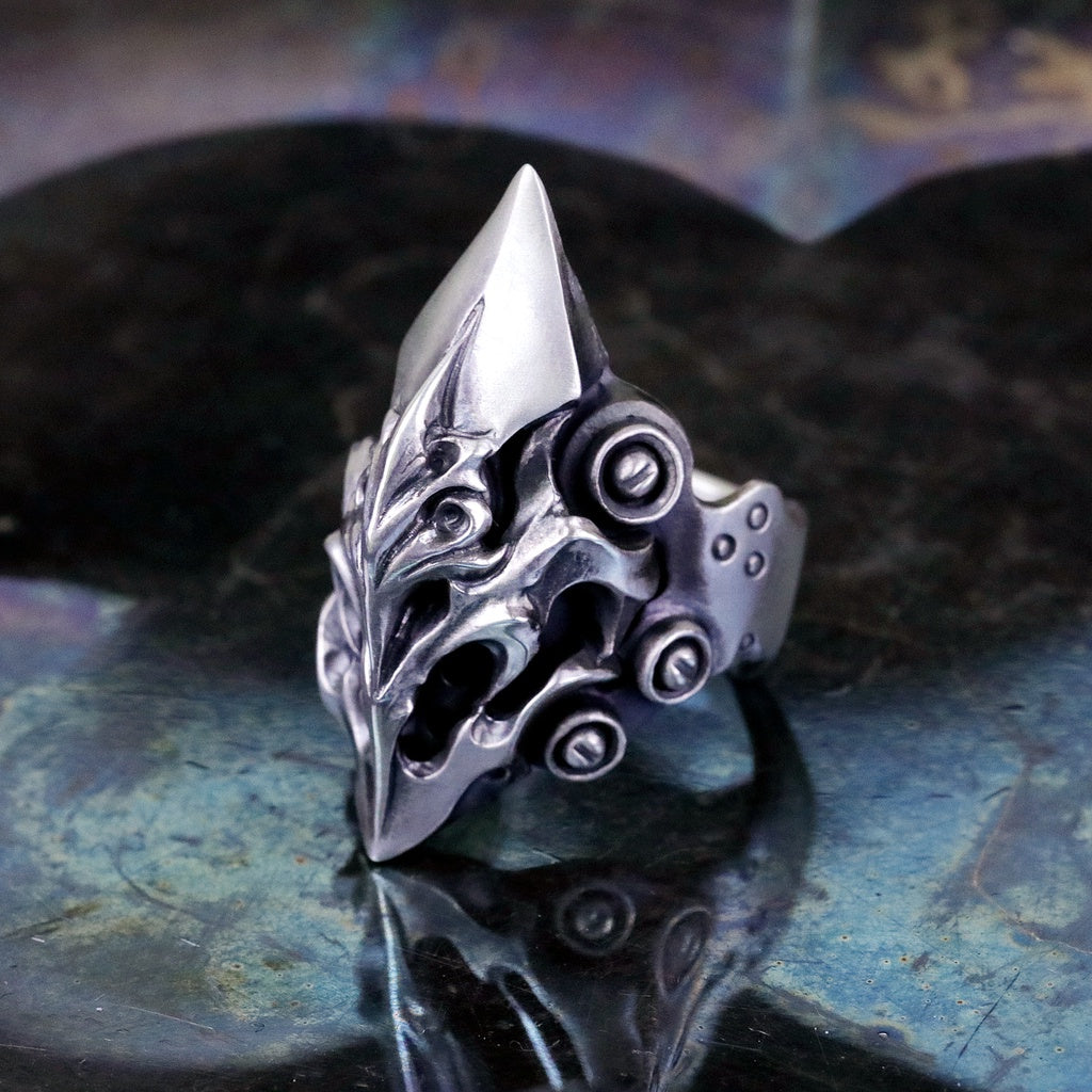 【Silver Monsters】店舖限定 日本前衛宗師 Glam Scale 機甲王 焰輝機甲 戒指