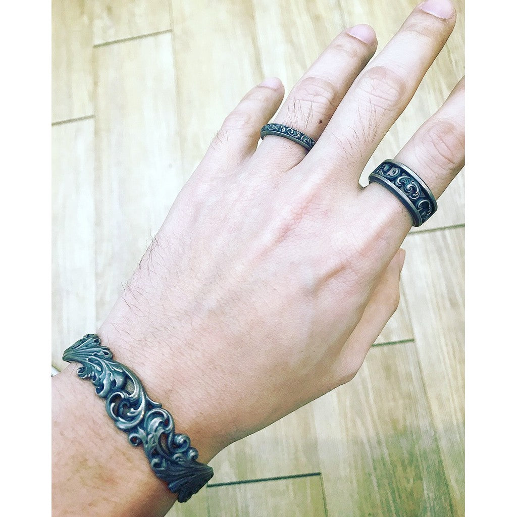 【Silver Monsters】日本暗系古典狂潮 Superbia 誘惑 純銀手環