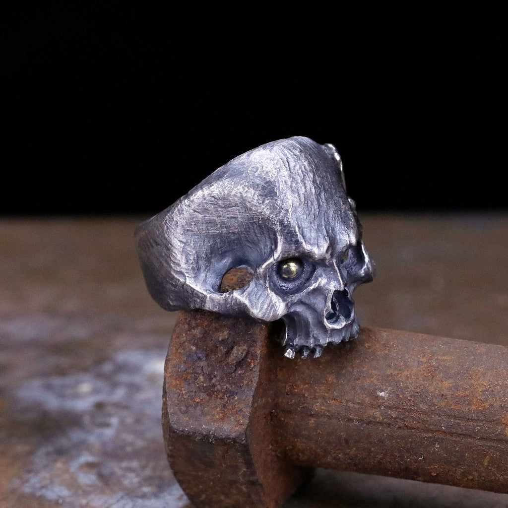 【Silver Monsters】日本一級神牌Loud Style Design JU-ZO系列 銅丸破壞骷髏 戒指