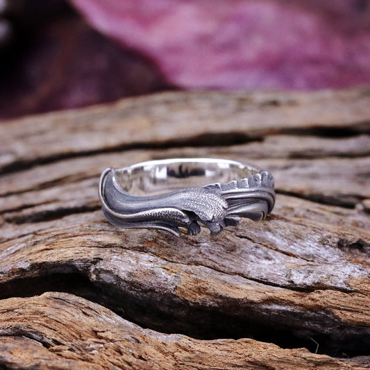 【Silver Monsters】日本暗系古典狂潮 Superbia 雕塑1 手工舊化 純銀戒指