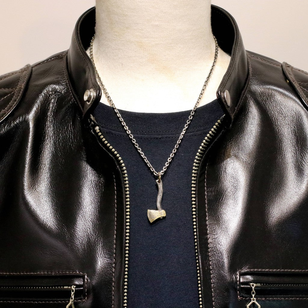 【Silver Monsters】台灣職人手作KOPO METAL 立體做舊 銀/銅小斧頭 墜子 吊墜