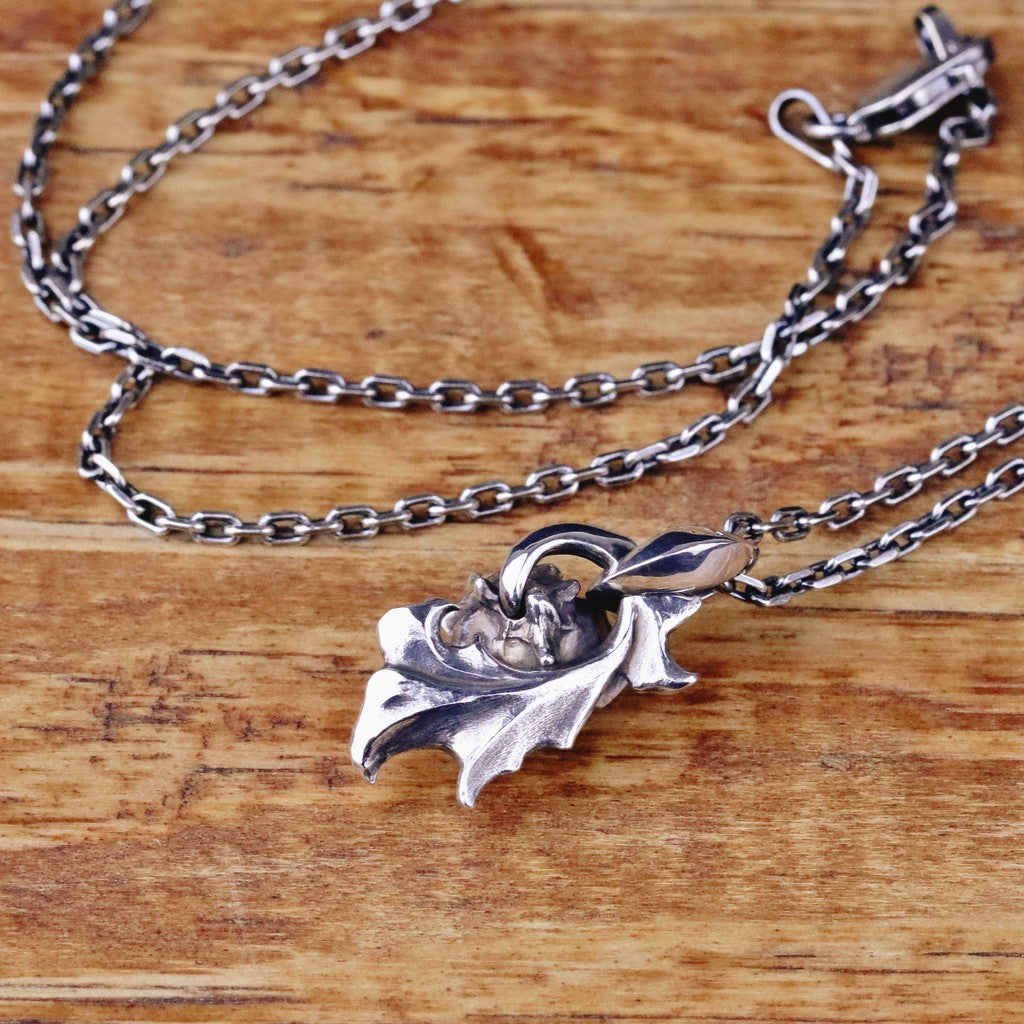 【Silver Monsters】日本Glam Scale 機甲王"EN-009 GA" 薔薇花寶石 純銀項鍊