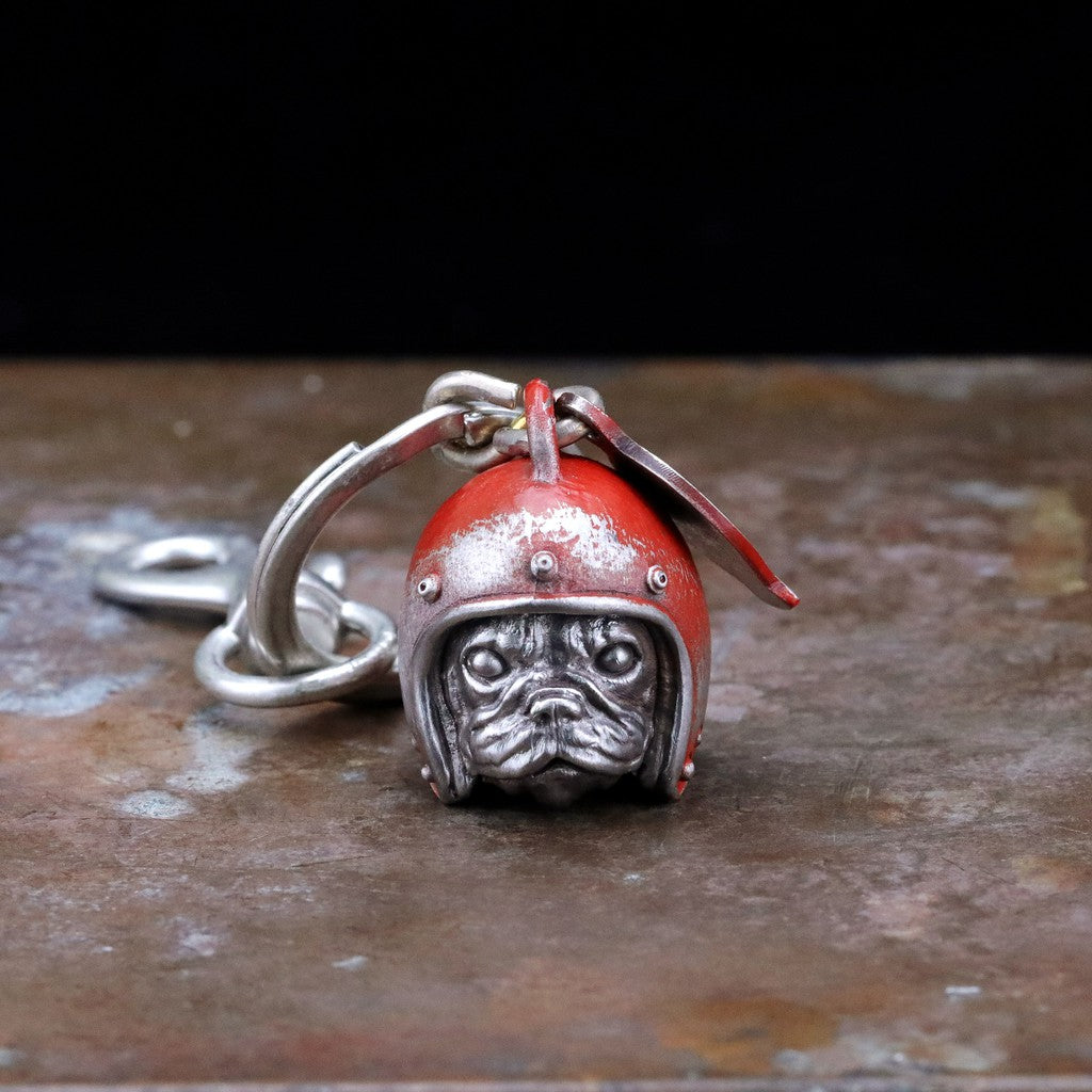 【Silver Monsters】台灣職人手作 KOPO METAL 動物安全帽鑰匙圈 法鬥 系列