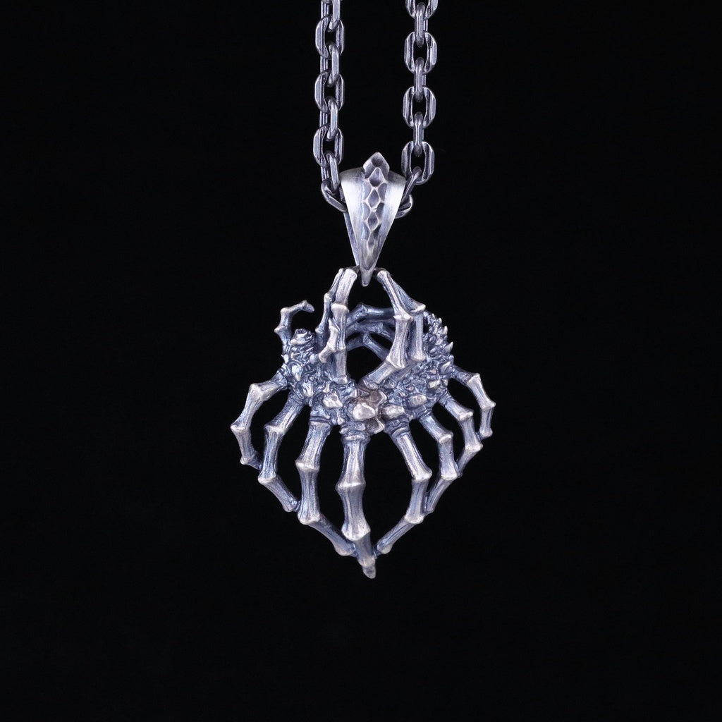 【Silver Monsters】幻獸異骸 日本殿堂級 Strange Freak Designs 蜈蚣形節支異型吊墜