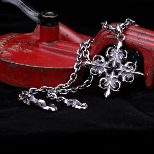 【Silver Monsters】日本一級神牌Loud Style Design 原創設計 哥德立體雕花 純銀項鍊