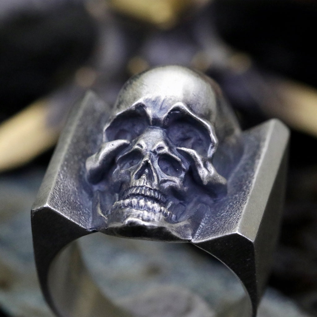 【Silver Monsters】日本雕畫雙絕 Dual Flow 銜尾蛇原創 無限MUGEN 純銀戒指