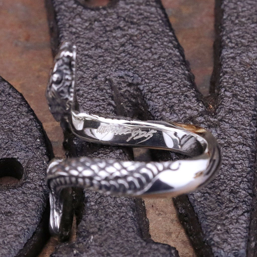 【Silver Monsters】日本新銳 avatara 細緻手作 -Naga- 那伽蛇神 純銀細戒