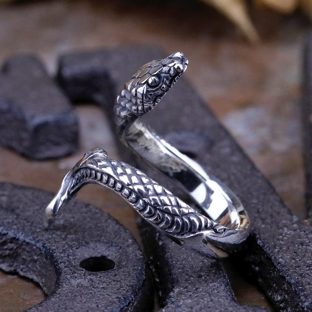【Silver Monsters】日本新銳 avatara 細緻手作 -Naga- 那伽蛇神 純銀細戒