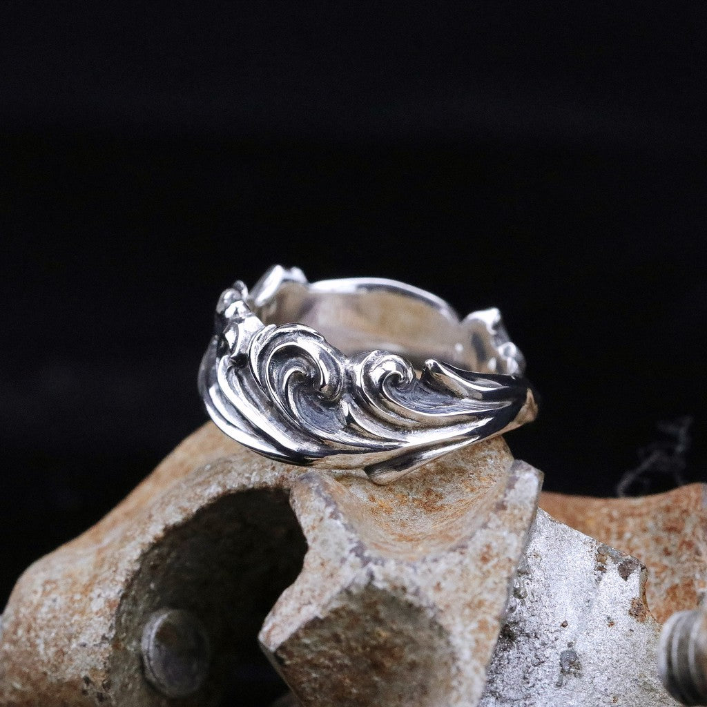 【Silver Monsters】日本一線神牌Loud Style Design 細緻手作雕銀 歌德雕花 純銀戒指