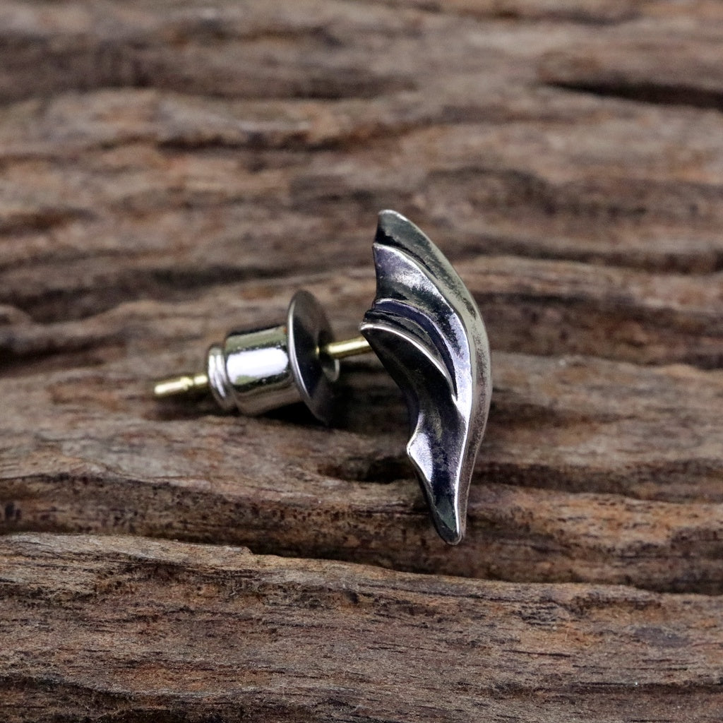 【Silver Monsters】日本前衛宗師 Glam Scale 機甲王 植萃系列 進化百合耳針 純銀耳環