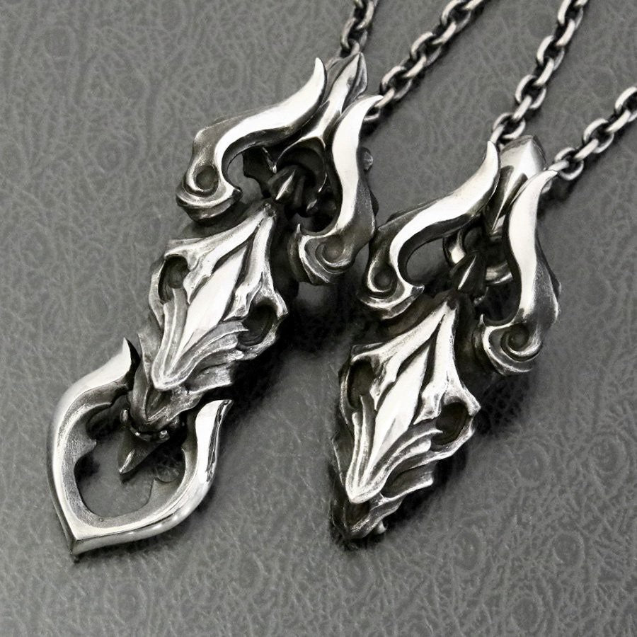 【Silver Monsters】日本Glam Scale 機甲王 惡魔羊角吊墜