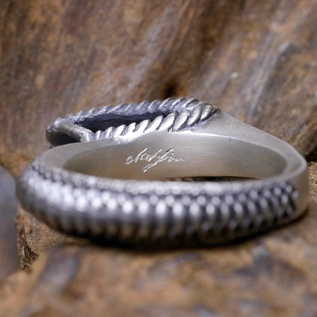 【Silver Monsters】日本雕畫雙絕 Dual Flow 手作新品 原創銜尾蛇兩用 純銀戒指 吊墜 銀飾