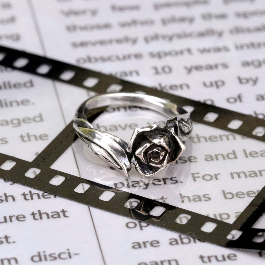 【Silver Monsters】日本Glam Scale 機甲王 Evolver系列 晶化玫瑰純銀戒指