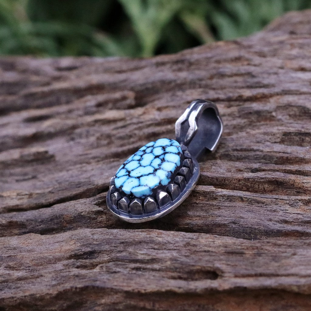 【Silver Monsters】SMS獨家訂製 嚴選寶石級 KINGMAN天然松石 925銀 純銀吊墜