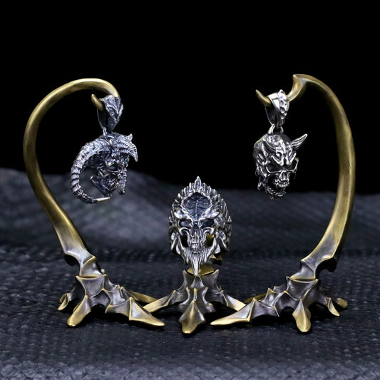 【Silver Monsters】日本殿堂級Strange Freak Designs 造型飾品展示架(黃銅版)