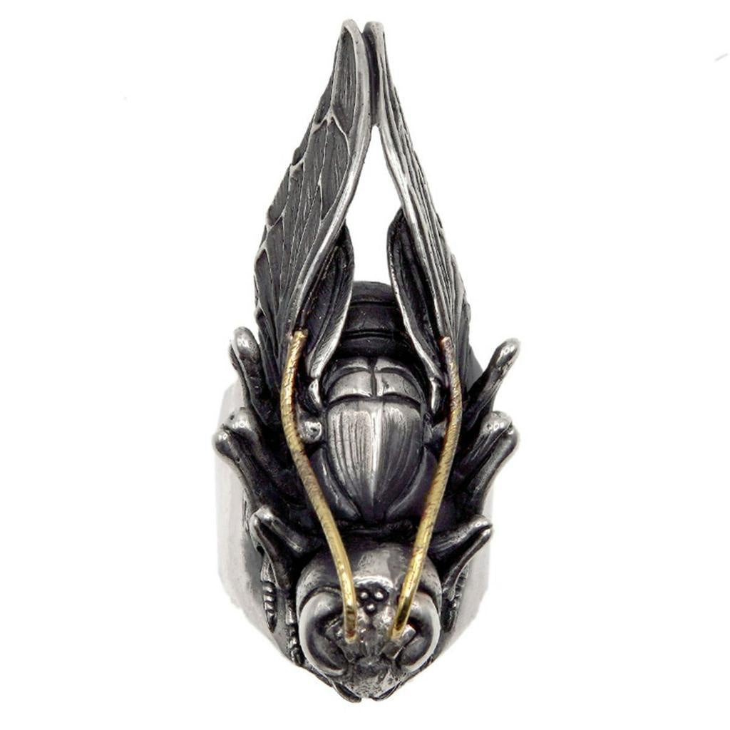 【Silver Monsters】日本新銳 Merciless God 原創設計 虎頭蜂 精雕手作 純銀戒指