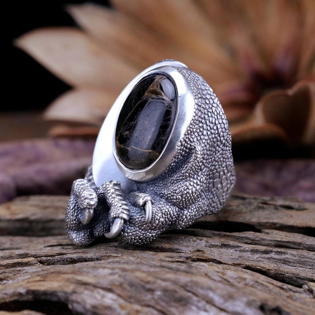 【Silver Monsters】日本雕畫雙絕 Dual Flow 2020新品 細緻雕工 "龍之心" 戒指