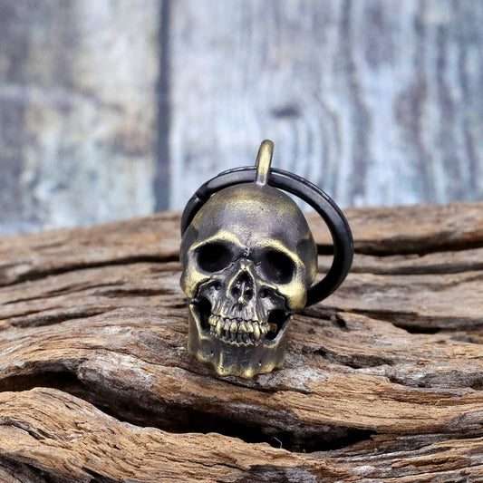 【Silver Monsters】幻獸異骸 日本Strange Freak Designs 黃銅骷髏鑰匙圈 (絕版品)