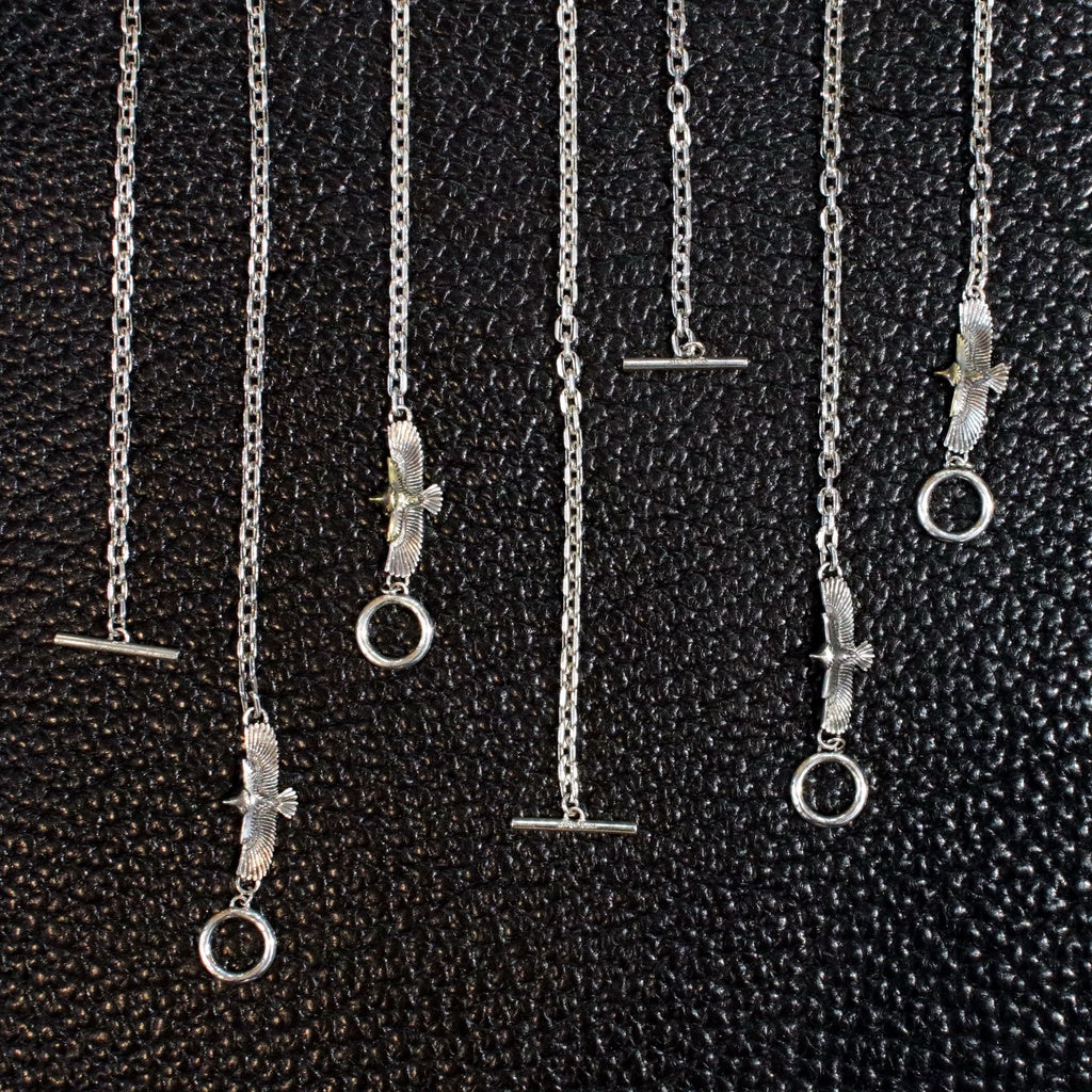 【Silver Monsters】SMS獨家特製 T扣六角稜鏈 豪華小鷹升級款 925銀 純銀項鍊 角鍊