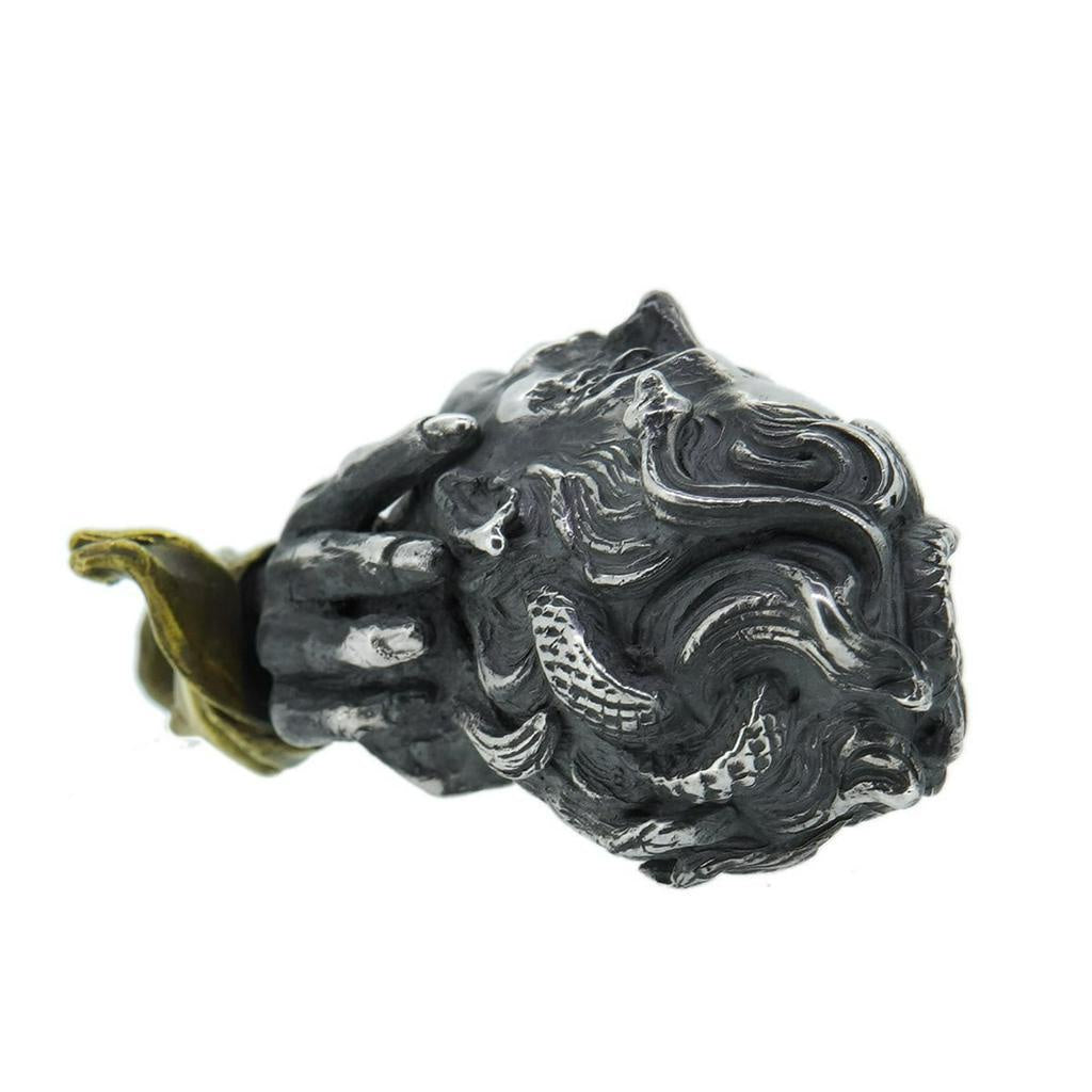 【Silver Monsters】日本新銳 Merciless God 原創設計 贈與物 美杜沙 精雕 銀銅吊墜