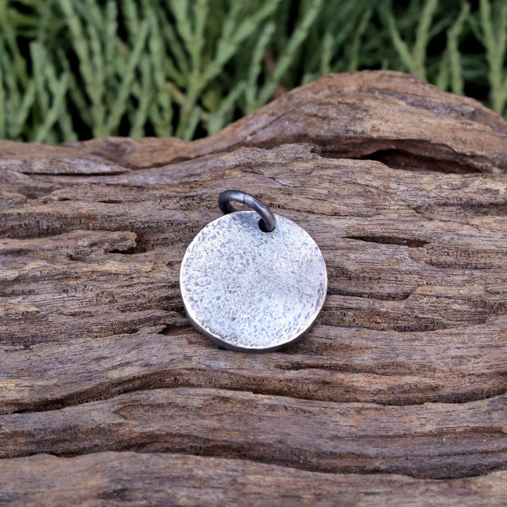 【Silver Monsters】台灣職人手作KOPO METAL 鍛打面 立體老鷹 銀牌 項鍊 吊墜M號