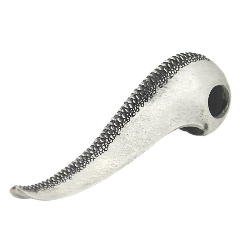 【Silver Monsters】日本雕畫雙絕 DUAL FLOW 原創手作 龍鱗勾玉 純銀吊墜