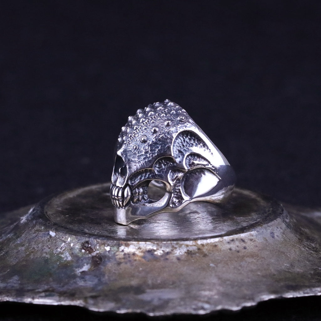 【Silver Monsters】日本Strange Freak Designs 原創 盲眼荊棘骷髏 925銀 純銀戒指