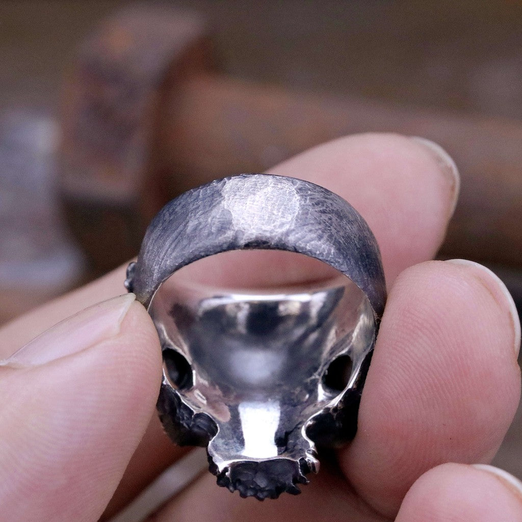 【Silver Monsters】日本一級神牌Loud Style Design JU-ZO系列 銅丸破壞骷髏 戒指