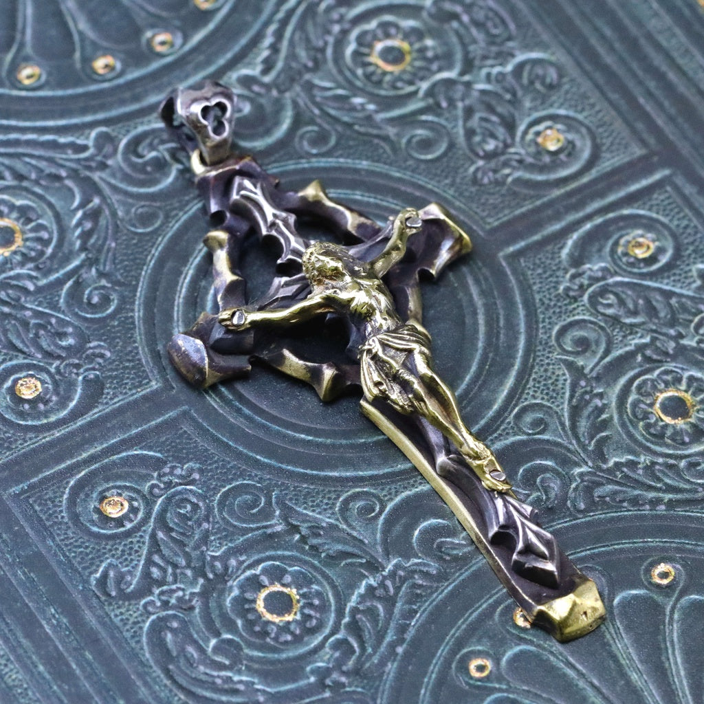 【Silver Monsters】日本一級神牌 Loud Style Design 原創聖光救贖 銀銅鑲嵌 十字吊墜