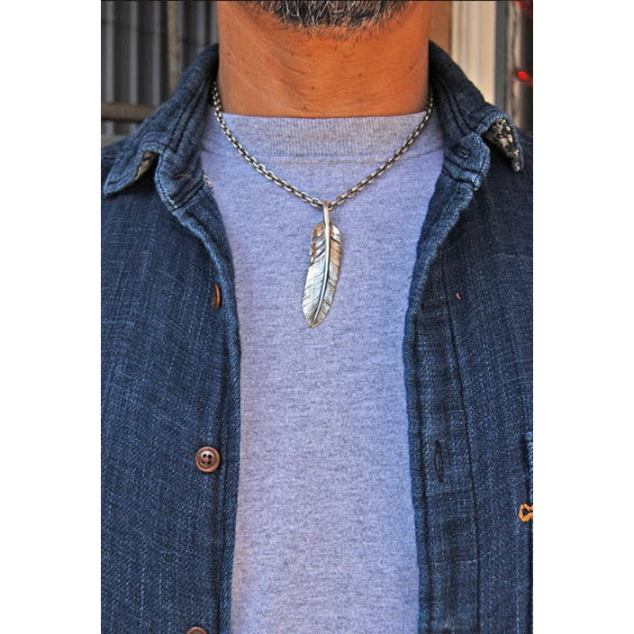 【Silver Monsters】日本Lucky John純銀中羽墜飾Y065M