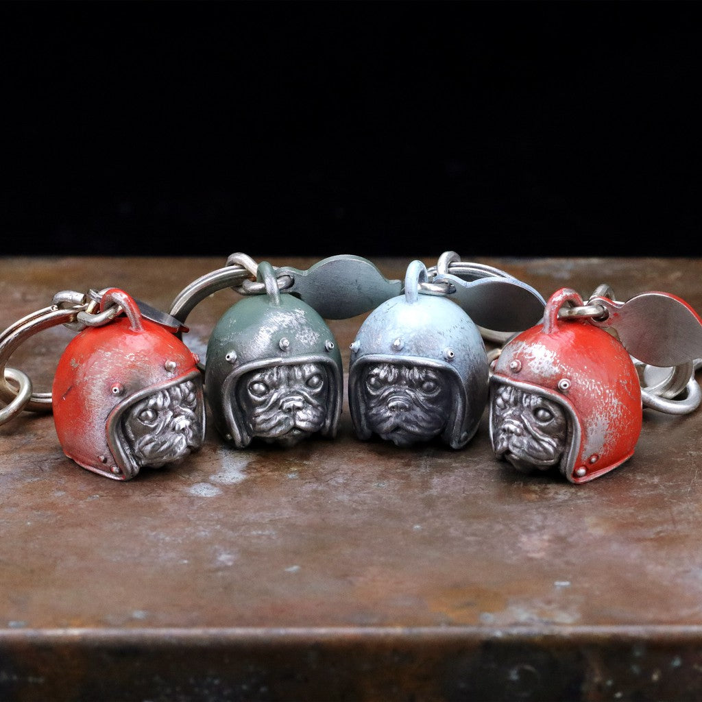 【Silver Monsters】台灣職人手作 KOPO METAL 動物安全帽鑰匙圈 法鬥 系列