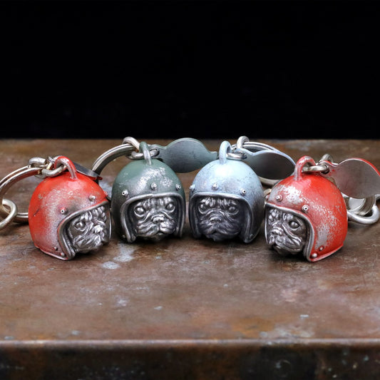 【Silver Monsters】台灣職人手作 KOPO METAL 動物安全帽鑰匙圈 法鬥 系列