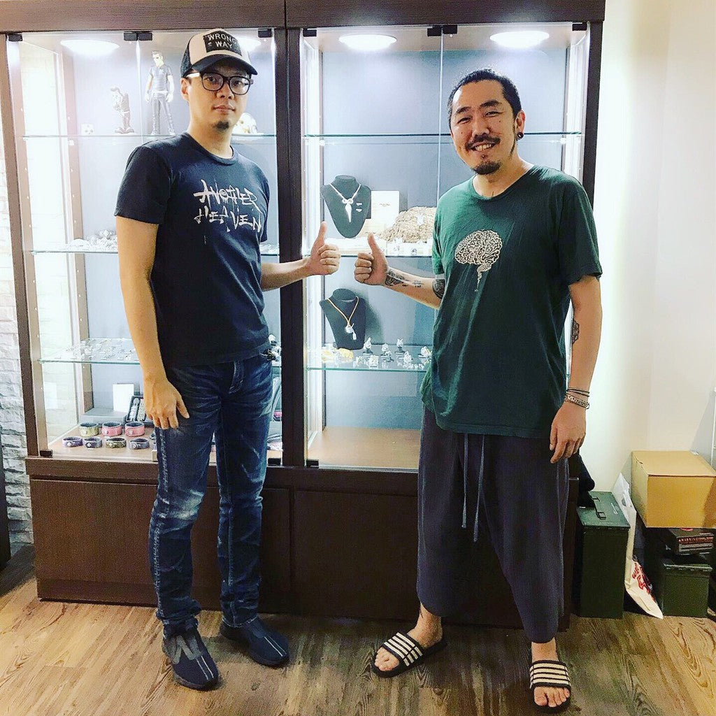 【Silver Monsters】展示出清 日本雕畫雙絕 Dual Flow 細緻雕工 "大蛇" 手作啞光霧面純銀戒指