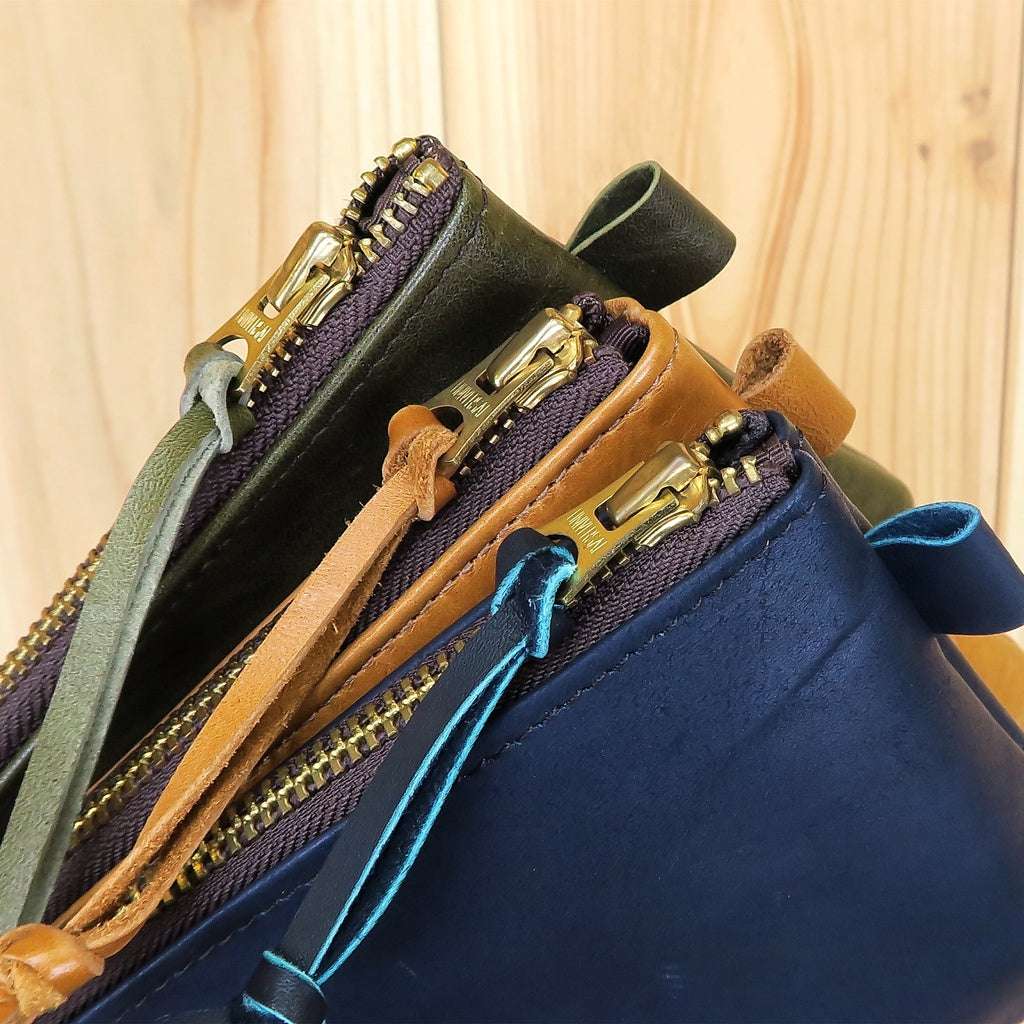 【特價】【Silver Monsters】日本大廠 Y'2 Leather 手工製作 馬皮皮革小包 手拿包