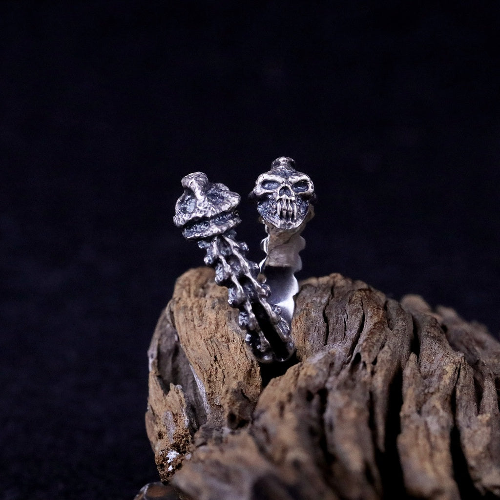 【Silver Monsters】日本Strange Freak Designs 原創設計 雙頭異骸 925銀 純銀戒指