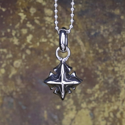 【Silver Monsters】日本一級神牌 Loud Style Design -Virus- 原創雙十字 純銀項鍊