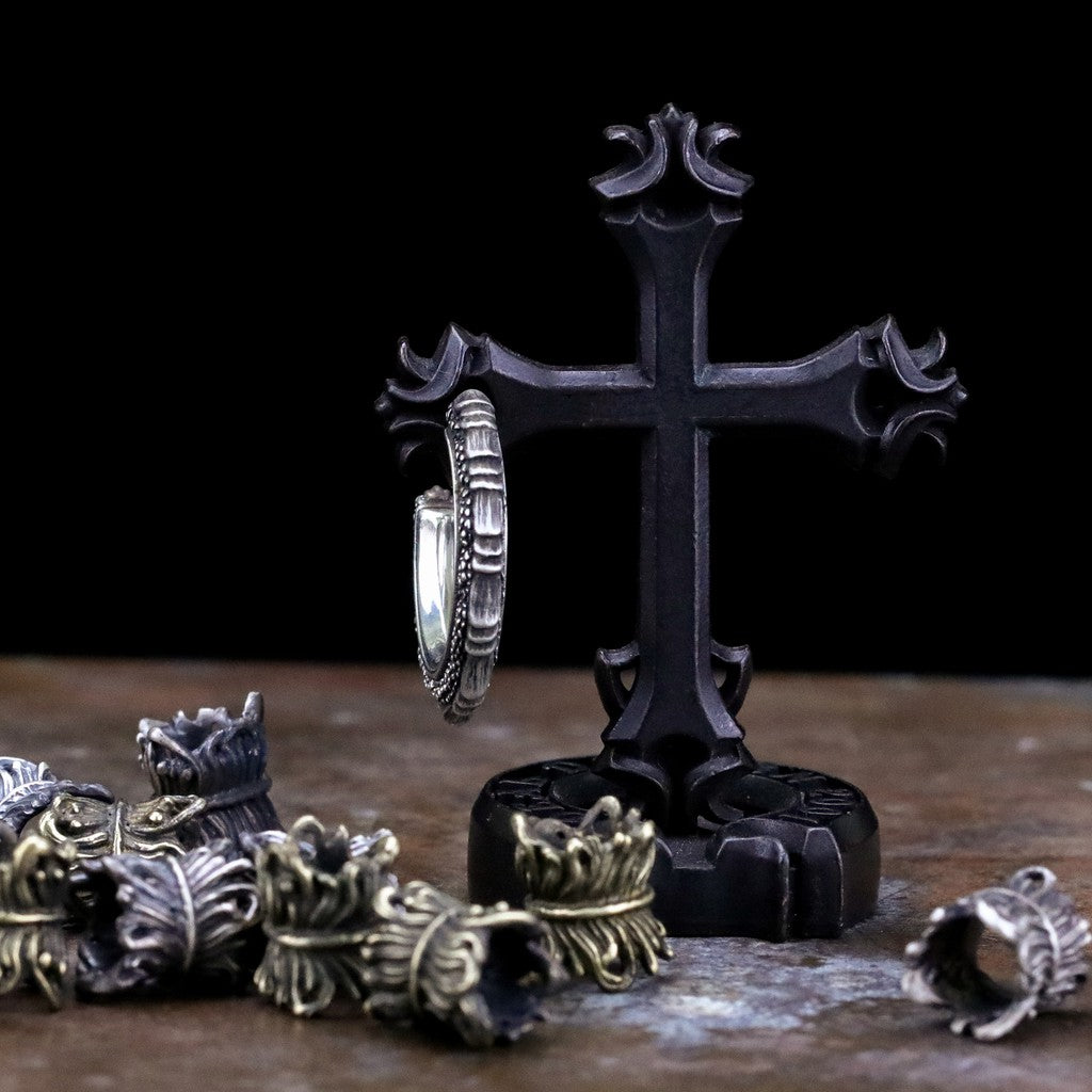 【Silver Monsters】日本手作Nil:GRAVE 特約品牌 -連續- 鱗環 手作耳針 純銀耳環