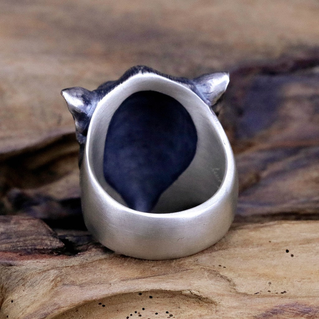 【Silver Monsters】日本雕畫雙絕Dual Flow 細緻雕工 雋刻神韻『SHISHI』石獅純銀戒指