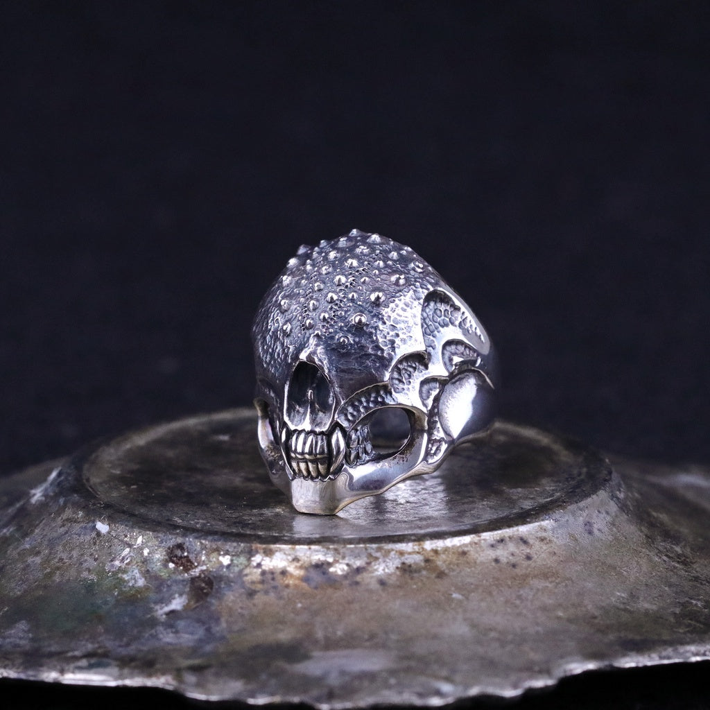 【Silver Monsters】日本Strange Freak Designs 原創 盲眼荊棘骷髏 925銀 純銀戒指